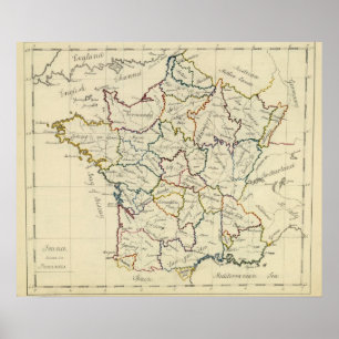 Póster France provinces