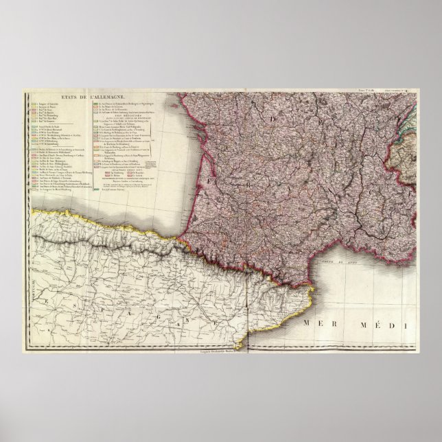 Póster France Southwest (Frente)