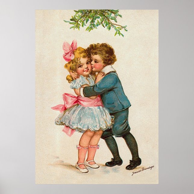 Póster Frances Brundage - Niños de Mistletoe (Frente)