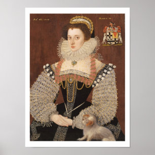 Póster Frances Clinton, señora Chandos (1552-1623) 1579