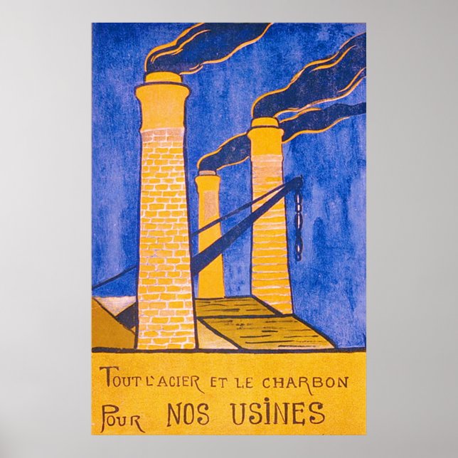 Póster Francés vintage. (Frente)