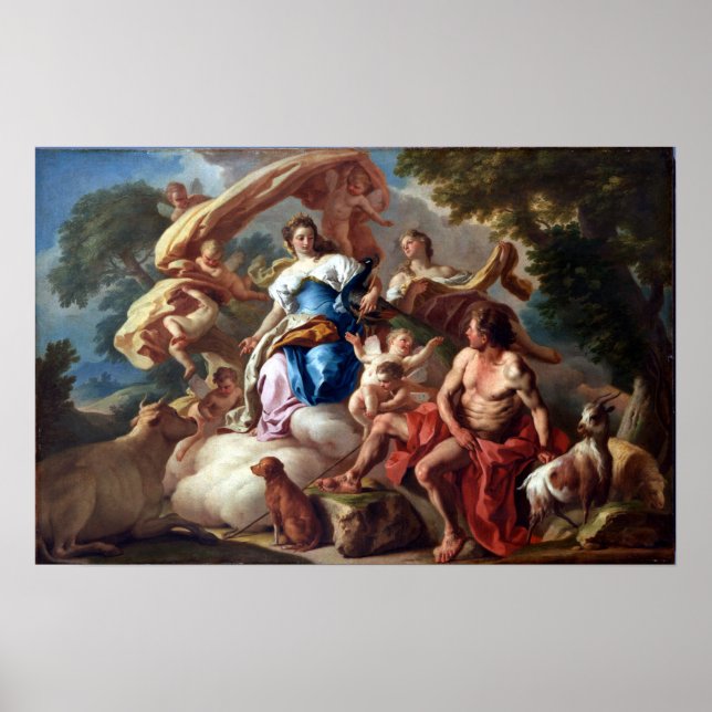 Póster Francesco de Mura Juno (Hera) se compromete a disc (Frente)