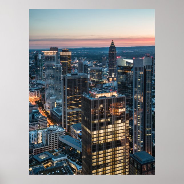 Póster Fráncfort Alemania (Frente)