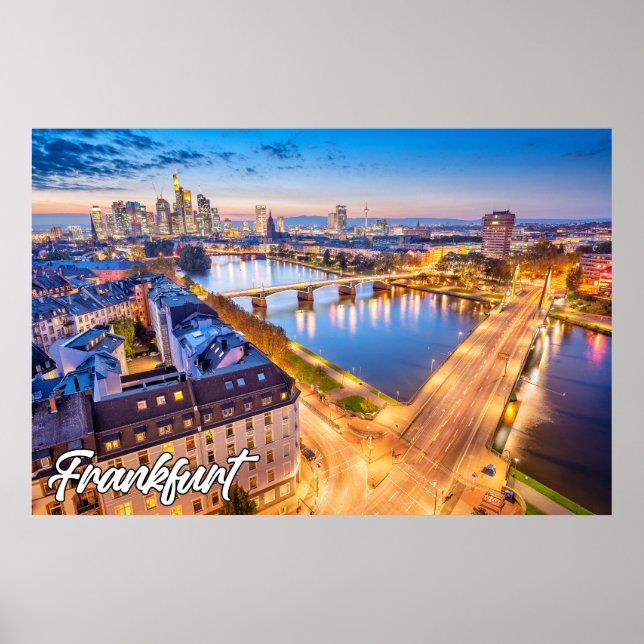Póster Fráncfort, Alemania (Frente)