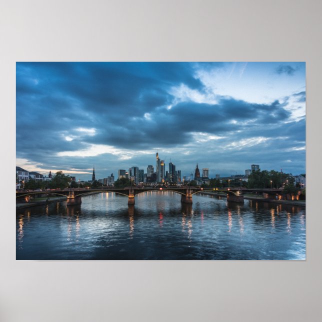 Póster Fráncfort Alemania (Frente)