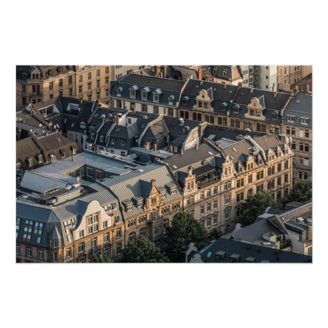 Póster Fráncfort del Meno Alemania (Anverso)