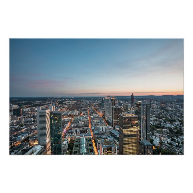 Póster Fráncfort del Meno Alemania (Anverso)