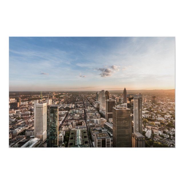 Póster Fráncfort del Meno Alemania (Anverso)