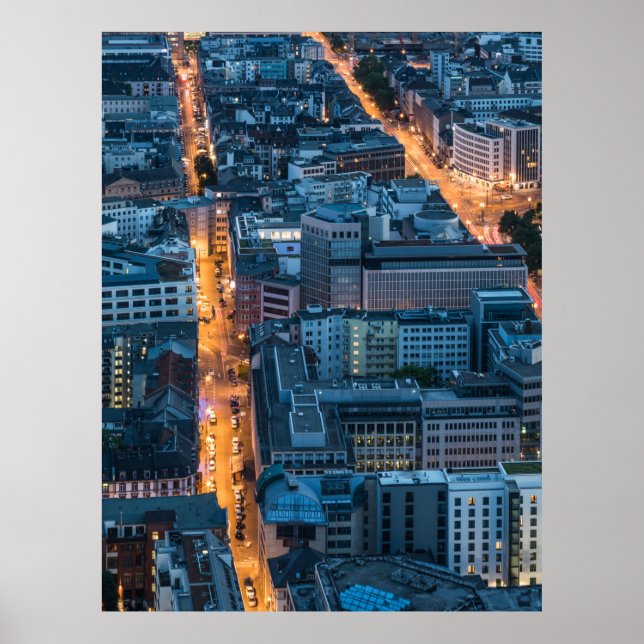 Póster Fráncfort del Meno Alemania (Frente)