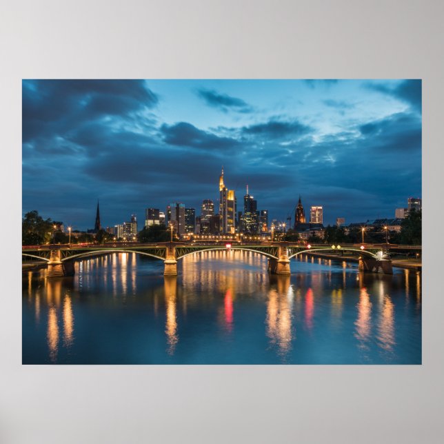 Póster Fráncfort del Meno Alemania (Frente)