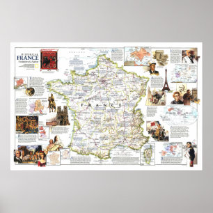 Póster Francia: 1989 MAP histórico ...