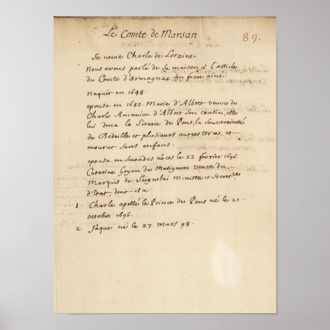 Póster Francia 21 (Frente)