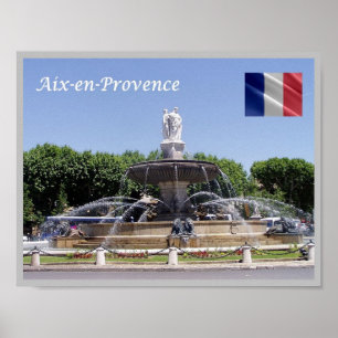 Póster Francia - Aix-en-Provence -