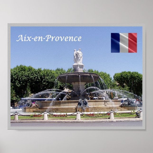 Póster Francia - Aix-en-Provence - (Frente)