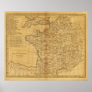 Póster Francia antigua