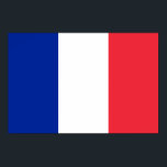 Póster Francia - Bandera nacional francesa<br><div class="desc">Bandera nacional de Francia La bandera nacional francesa es una bandera tribanda con franjas verticales en rojo, blanco y azul, y una proporción de 2:3. Es comúnmente conocida como la Tricolor (Tricolore en francés), y fue adoptada en 1794. Puede personalizar aún más el diseño si lo prefiere, por ejemplo, agregando...</div>