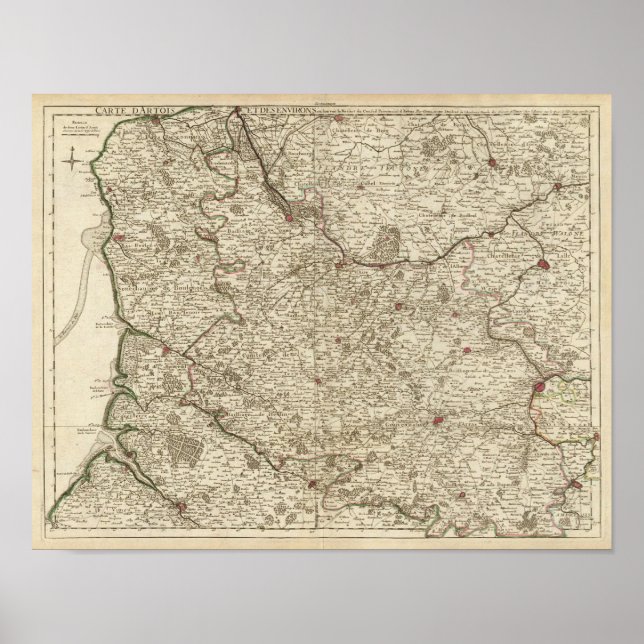 Póster Francia, Bélgica, Europa (Frente)