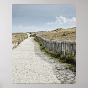 Póster Francia, Bretaña, Departamento de Morbihan, Costa