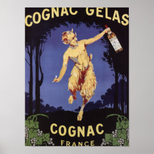 Póster Francia: Cartel promocional de las gelas del Cogna