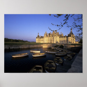 Póster Francia, Centro, Loir et Cher, Chateau Chambord