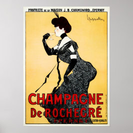 Póster Francia CHAMPAGNE De ROCHEGRE Leonetto Cappiello A
