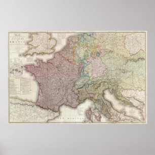 Póster Francia compuesta