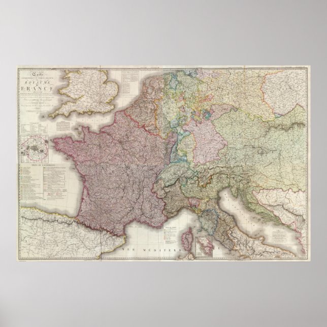 Póster Francia compuesta (Frente)