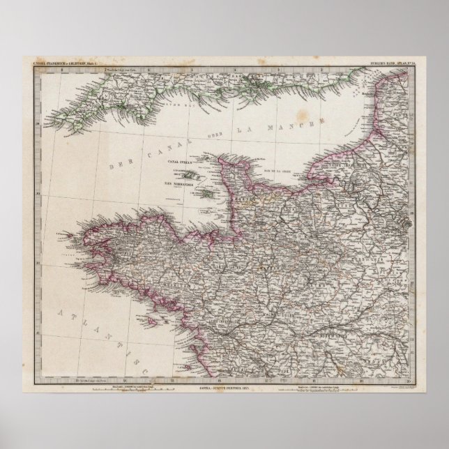 Póster Francia, cuatro hojas, hoja 1 (Frente)