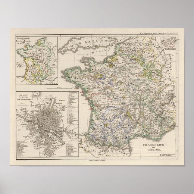 Póster Francia de 1461 a 1610 (Frente)