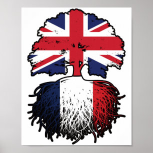 Póster Francia Francés Reino Unido Reino Unido Reino Unid