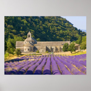 Póster Francia, Gordes Monasterio cisterciense de