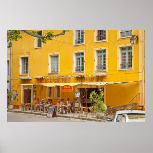 Póster Francia, Provenza, Moustiers-Ste-Marie. Crédito