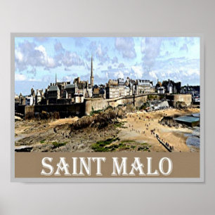 Póster Francia - Riviera francesa - Costa Azul -