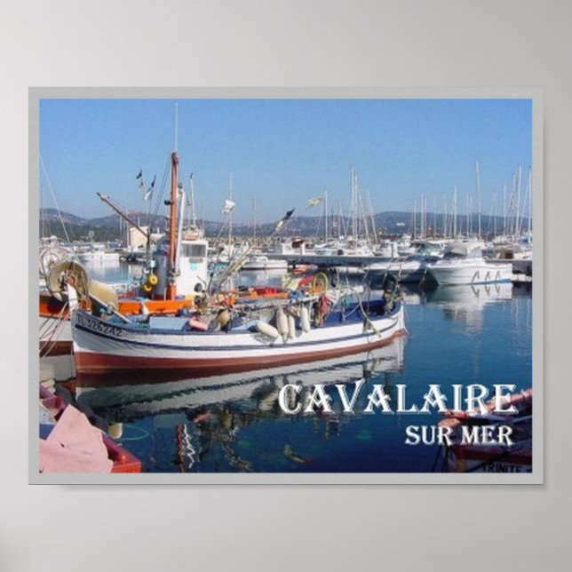 Póster Francia - Riviera francesa - Costa Azul - (Frente)