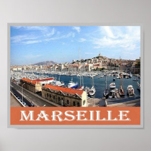 Póster Francia - Riviera francesa - Costa Azul -