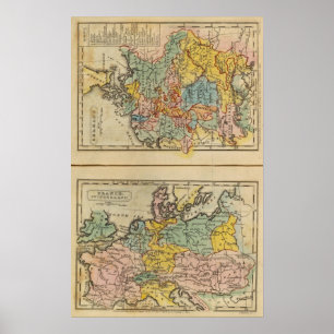 Póster Francia, Suiza, Alemania