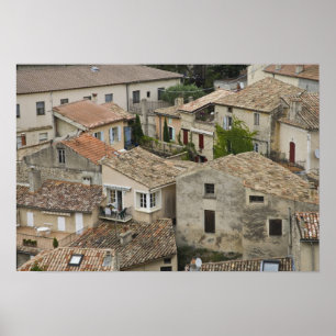 Póster Francia, Vaison la Romaine. Mirando hacia abajo en