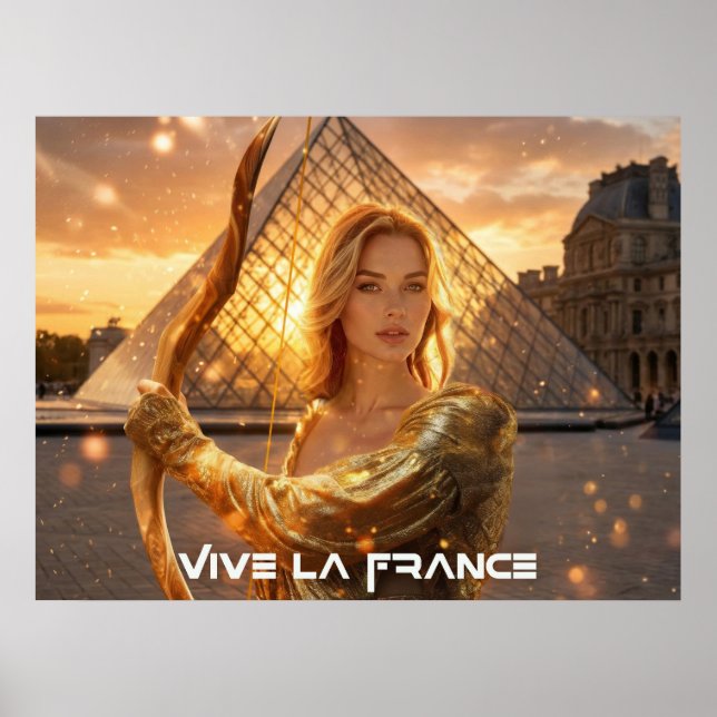 PÓSTER FRANCIA - VIVA FRANCIA (Frente)
