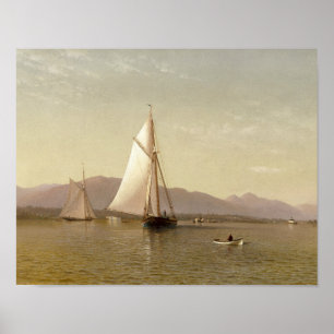 Póster Francis Augustus Silva - El Hudson en el Tappan