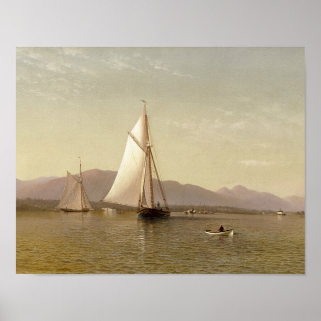 Póster Francis Augustus Silva - El Hudson en el Tappan (Frente)
