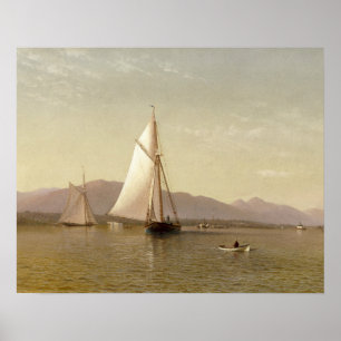 Póster Francis Augustus Silva - El Hudson en el Tappan