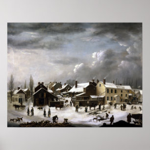 Póster Francis Guy Winter Scene en Brooklyn