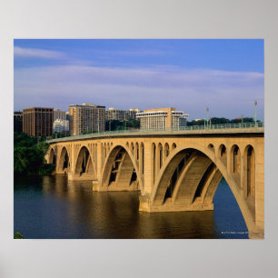 Póster Francis Scott Key Bridge in daylight