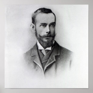 Póster Francis Thompson, engraved by Emery Walker, 1894