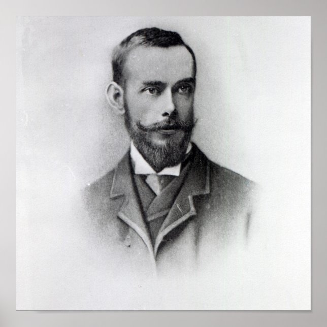 Póster Francis Thompson, engraved by Emery Walker, 1894 (Frente)