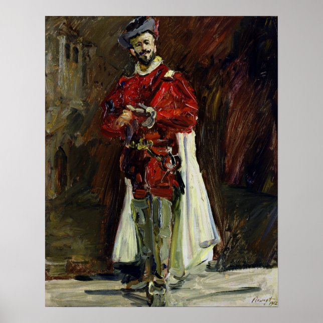 Póster Francisco D'Andrade como Don Giovanni, 1912 (Frente)