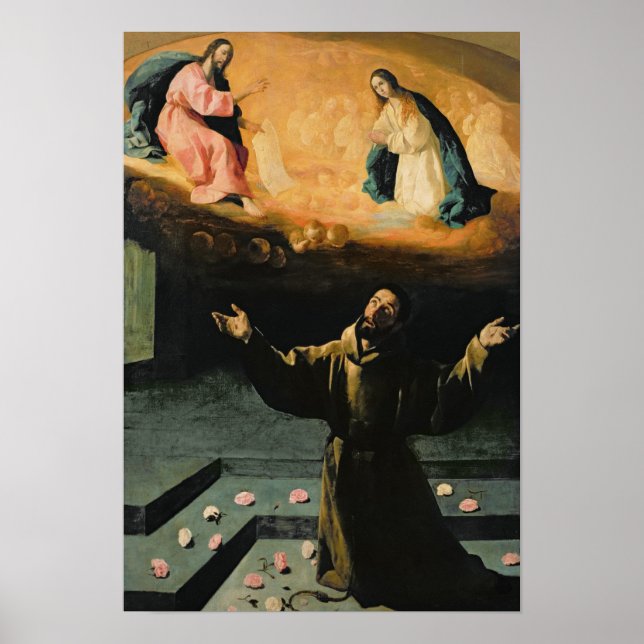 Póster Francisco de Asís, el milagro de los Rosas (Frente)