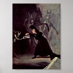 Póster Francisco de Goya - La lámpara del diablo