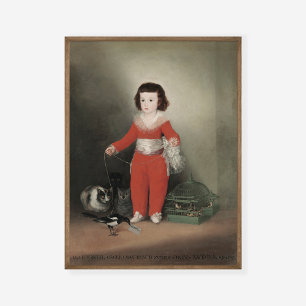 Póster Francisco de Goya Niño Manuel Osorio de Zuniga