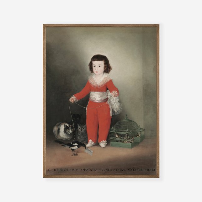 Póster Francisco de Goya Niño Manuel Osorio de Zuniga (Subido por el creador)